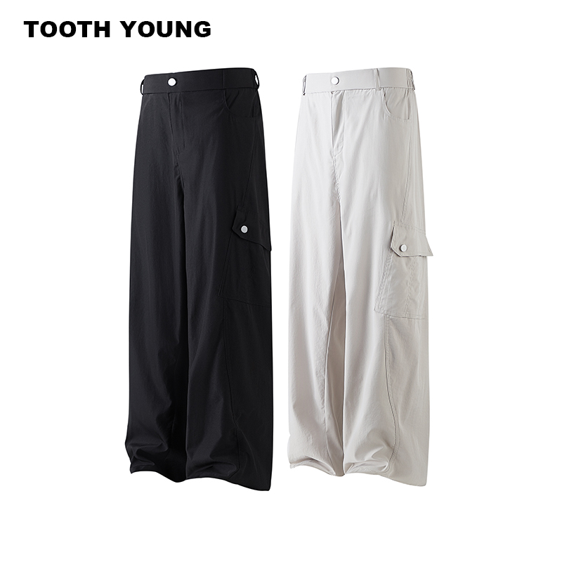 郑一爱穿搭【-3°体感裤】多口袋夏季薄款显瘦男生宽松休闲裤