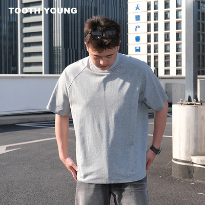 凉感索罗娜260g男大码宽松T恤
