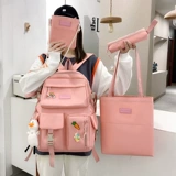 Ранец, сумка через плечо, милый вместительный и большой рюкзак, в корейском стиле, для средней школы