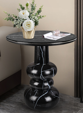 轻奢沙发边几客厅家用小茶几边桌角几床头置物阳台小圆桌创意简约