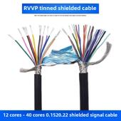 屏蔽线RVVP10芯12芯14芯16芯20芯24芯30芯40芯0.15 0.2平方信号线