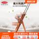 利快意大利进口梯子多功能家用伸缩人字梯凳子可折叠实木梯椅两用