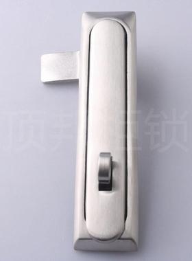 顶邦 MS834不锈钢304挂锁 机箱机柜锁全不锈钢平面锁 配电箱门锁