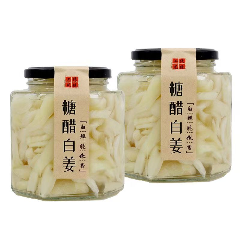 安徽铜陵特产醋泡白姜酱汁醋泡醋