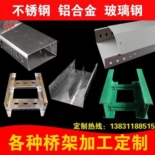 热浸镀锌电缆桥架400200不锈钢网格桥架大跨距梯式玻璃纤维桥架线