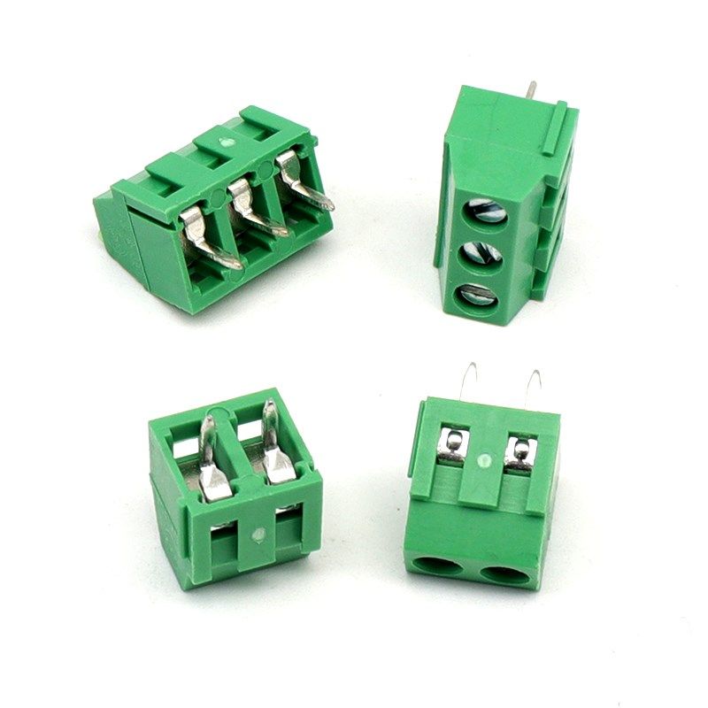 螺钉式PCB接线端子KF128-3.5MM 3.81MM间距 2P 3P可拼接 铜环保