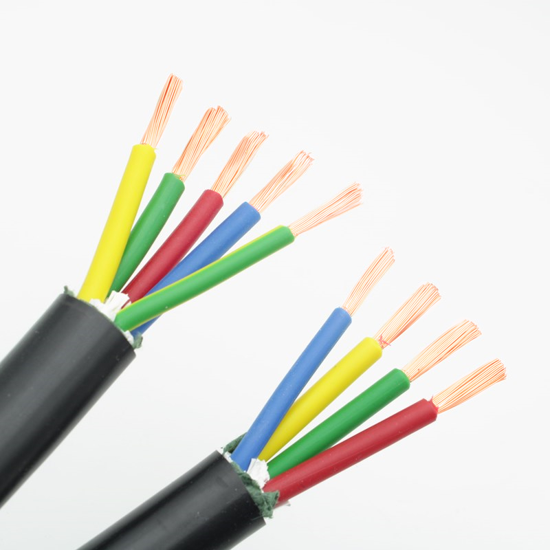 起帆YJVRf4/5芯4平方6平方软电线全铜国标动力电缆三相五线0.6/1k