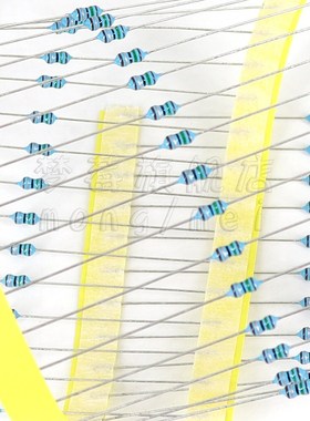 1/6w金属膜电阻1% 0.125w 470KR 510K 560KR 620K 680K 750KR千欧