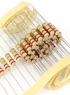 1/2w碳膜电阻5% 0.5W 56KR 62KR 68KR 75KR 82KR 91KR 100KR 120K