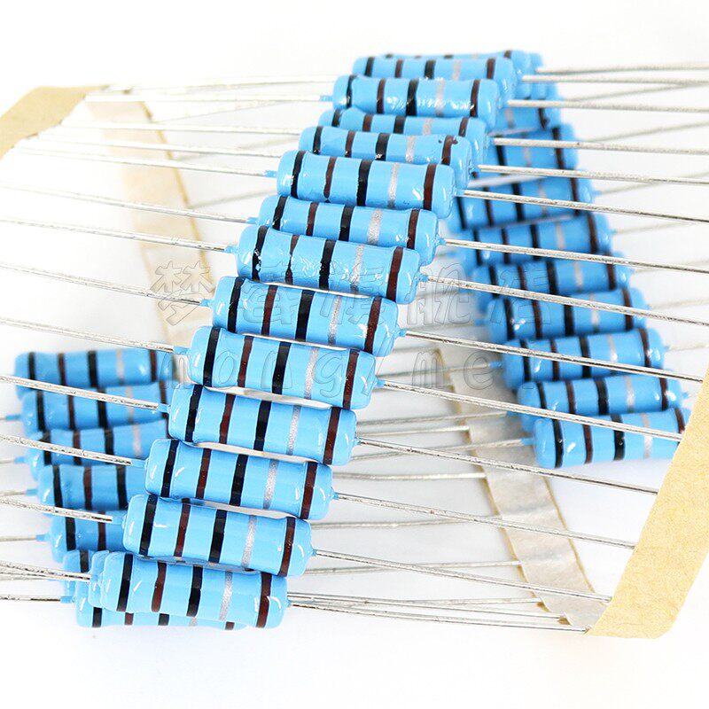 2W金属膜电阻1% 0.1R 0.12R 0.15R 0.18R 0.2R 0.22R 0.24R 0.27R