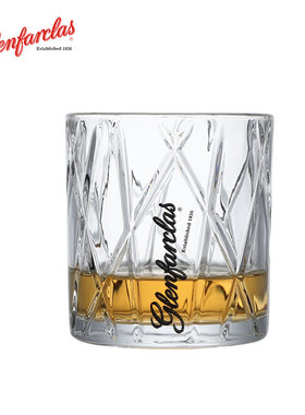 Glenfarclas格兰花格威士忌单一纯麦洋酒杯 洛克杯家用中古玻璃杯