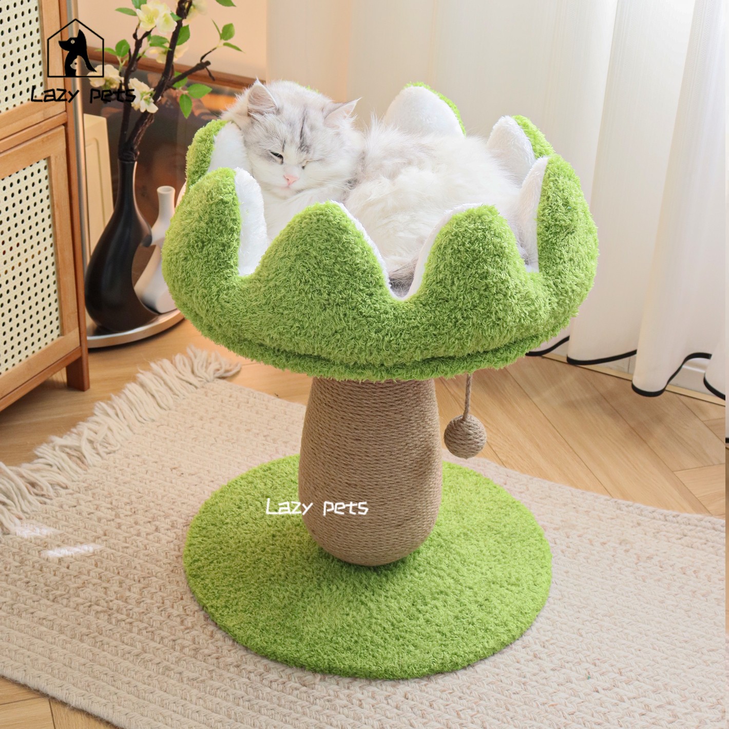 猫窝猫抓板一体小型猫爬架剑麻绳