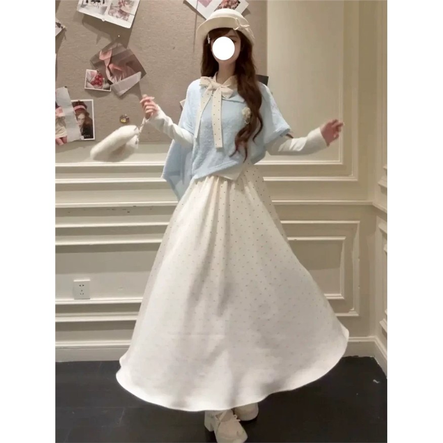 韩系温柔风穿搭秋冬季女