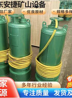 矿用BQS型泥浆泵大流量排水排污泵矿用隔爆型潜水排沙电泵
