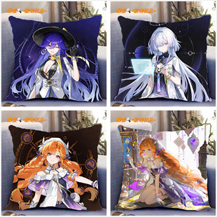 鸣潮周边洛瑟菈莫宁西格莉卡双面抱枕二次元卡通动漫送朋友带枕芯