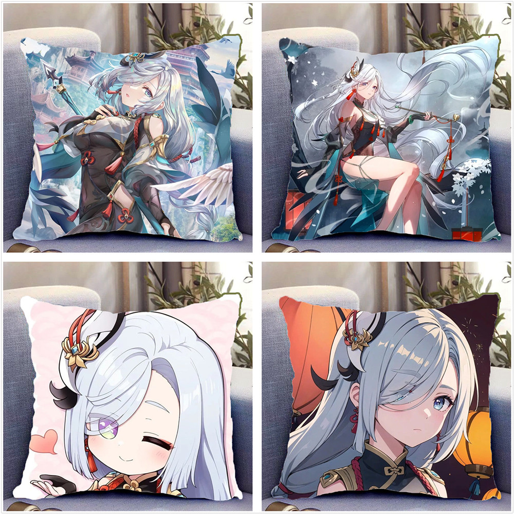 申鹤周边双面抱枕礼物定制