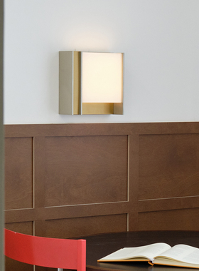 琉光Glam中古现代包豪斯壁灯客厅背景墙楼梯间设计师床头复古灯