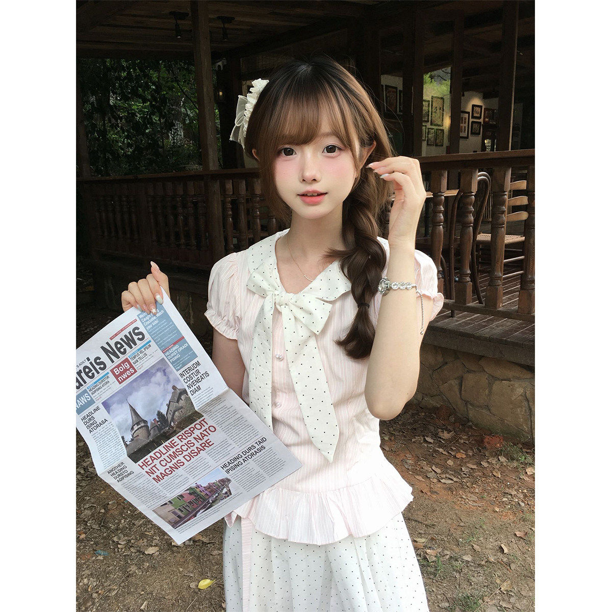 甜妹夏天穿搭一整套夏季