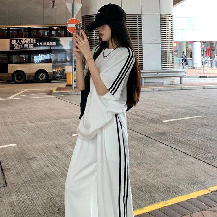 美式运动套装女夏短袖复