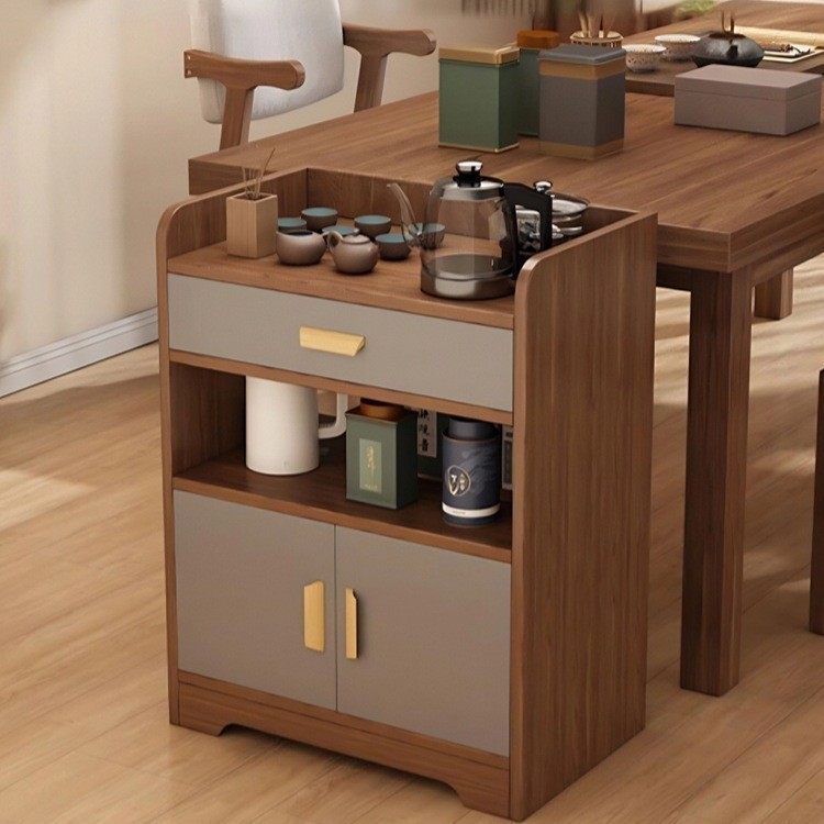 茶水柜餐边柜靠墙一体小柜子储物柜客厅边柜置物柜矮柜立柜收纳柜