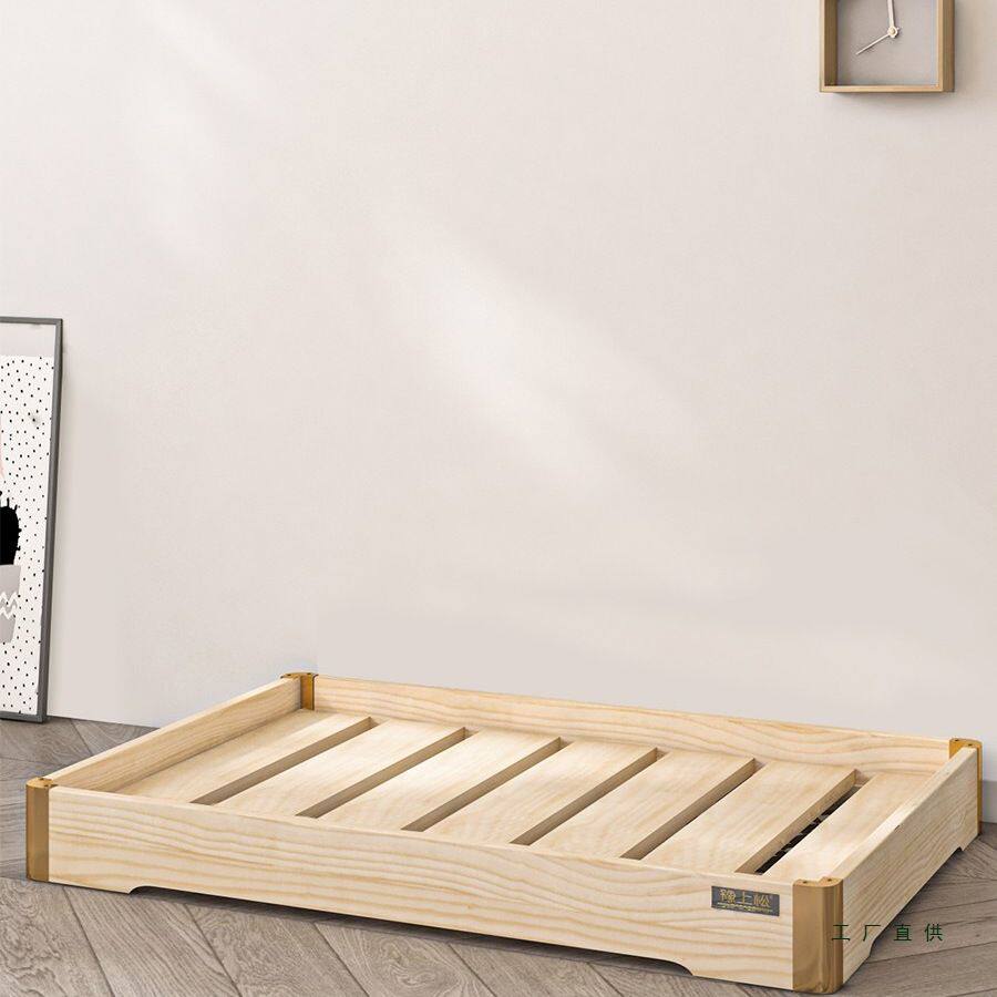 狗床实木离地行军床床垫子透气泰迪柯基金毛大中小型狗床通风防潮