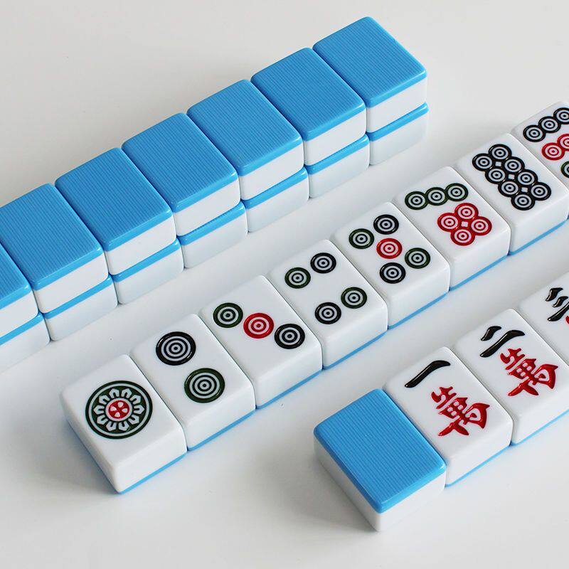 包邮麻将牌家用手搓大号108张四川广东136张麻将46 44 42mm40烛优