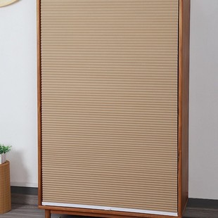 千传柜子遮挡帘高级感无门衣柜书柜橱柜杂物防尘帘遮丑防晒帘柜门