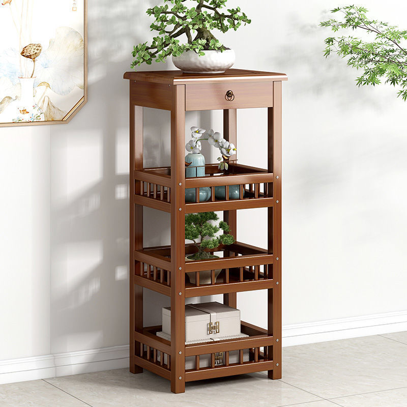 花架 落地子室内家用实木客厅几简约多层盆绿萝阳台多肉台 热