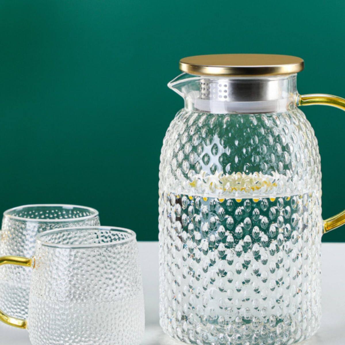 耐高温玻璃凉水壶冷水壶茶壶水壶水杯扎壶大容量家用待客防爆