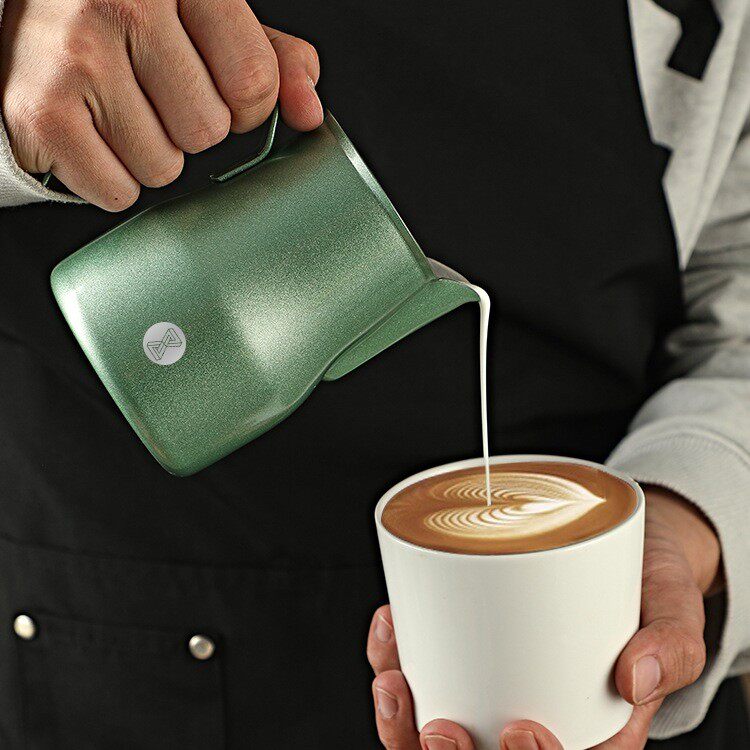 拉花杯奶泡杯不锈钢拉花缸尖嘴杯带刻度专业咖啡器具打奶泡缸