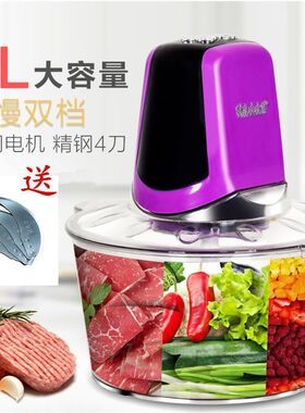 绞肉机家用电动小型绞陷机碎肉机料理机多功能搅拌机绞菜机