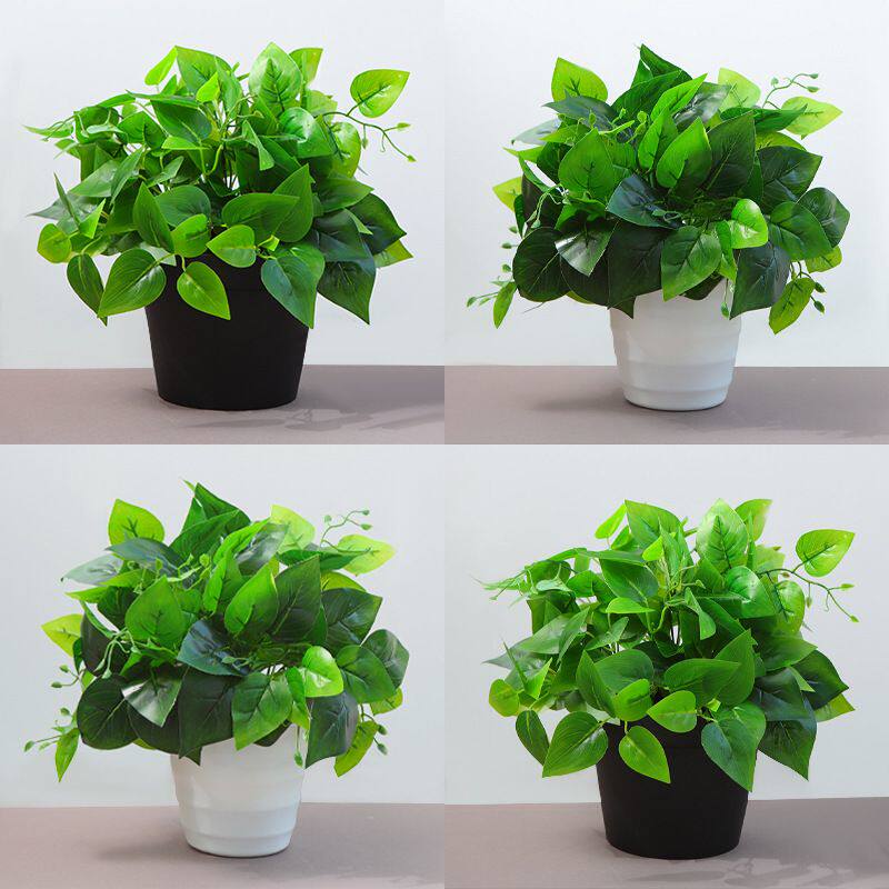 绿萝盆栽假花塑料花仿生绿植落地绿箩植物摆件花卉装饰品