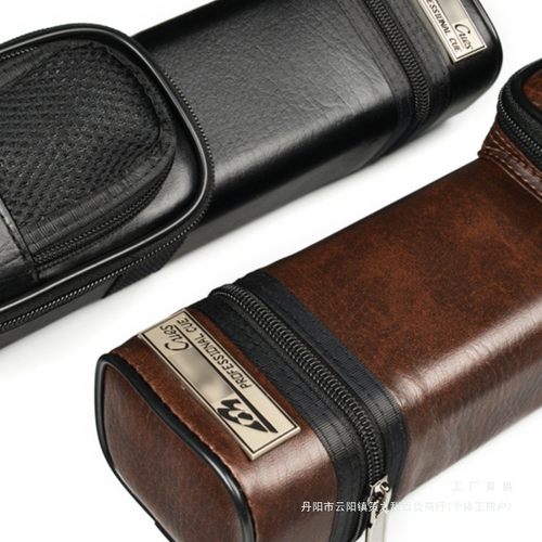 台球杆桶九球大头杆球筒杆袋1/2杆包5孔球筒桌球杆6孔台球杆盒无