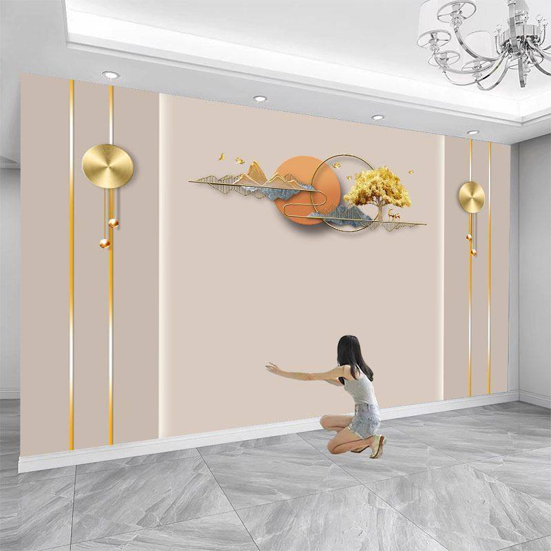 欧式电视背景墙客厅影视墙墙布18d凹凸装饰壁画10d大气简约墙纸画,家装主材,定制壁画,淘宝优惠券,粉丝福利购,淘宝优惠卷