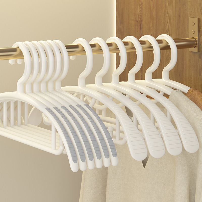 【直】家用无痕防滑防肩角宽晾晒衣撑塑料多功能衣服收纳挂架凌之