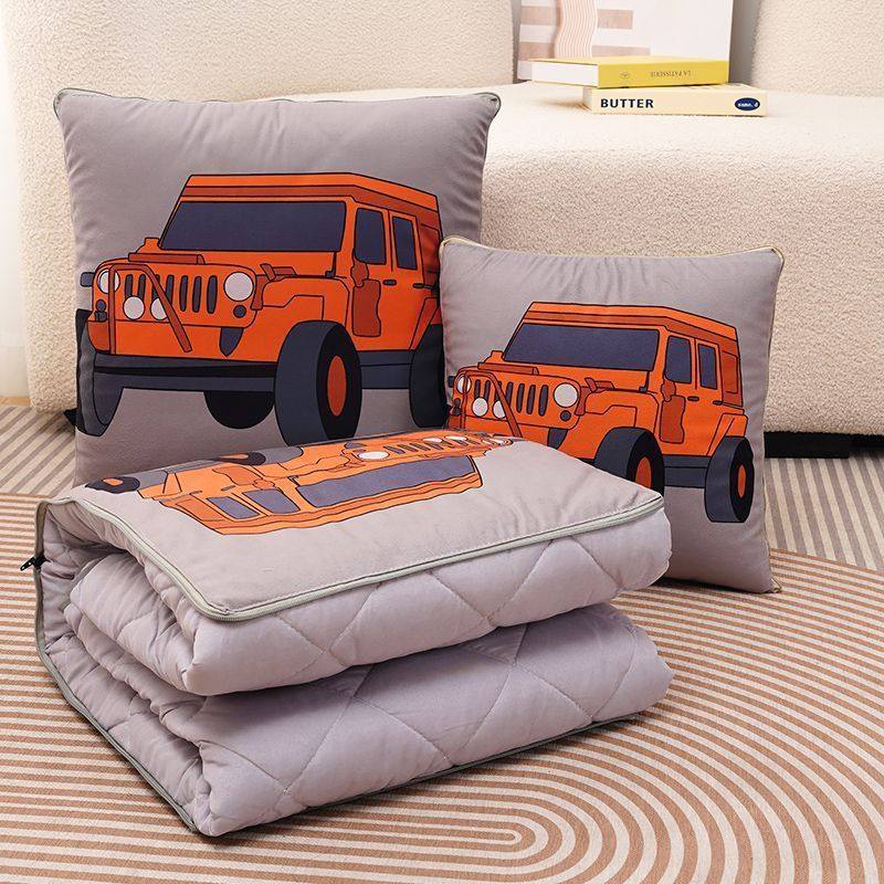 抱枕被子两用沙发空调被午睡办公室枕头汽车载靠枕折叠毯子二合一,居家布艺,抱枕被,淘宝优惠券,粉丝福利购,淘宝优惠卷