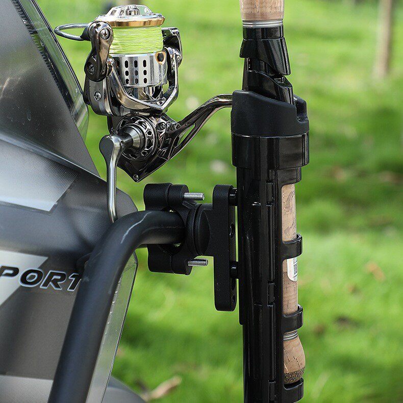 鲫明电动车摩托车鱼竿路亚竿架收纳架车载配件用品杆架放置架其他