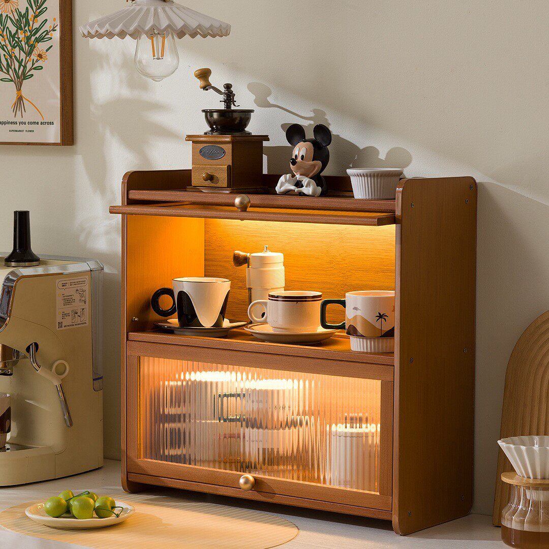 防尘杯架桌面水杯架茶杯茶具收纳架咖啡杯餐桌杯子架餐边柜置物架