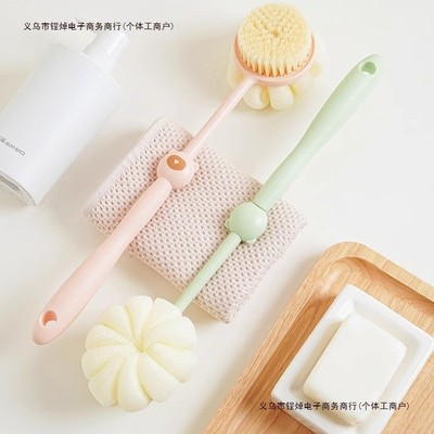 二合一nk洗澡刷长柄ha·STlife长柄软毛搓澡浴刷沐浴刷·包邮
