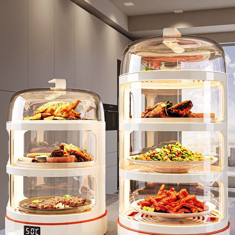 保温菜罩2025新款家用冬天加热饭菜热菜饭神器智能菜罩多层保温箱