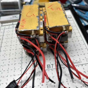 激光器130瓦泵浦源红光同轴散热片恒流驱动板高温保护+点动开关