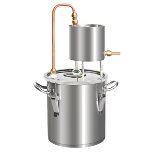 帝伯仕紫铜口杯蒸馏器家庭自酿小型白酒蒸馏设备纯露提纯全套设备