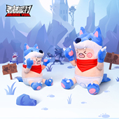 香肠派对游戏周边狼崽小肠肠毛绒公仔挂件抱枕靠儿童生日开学礼物