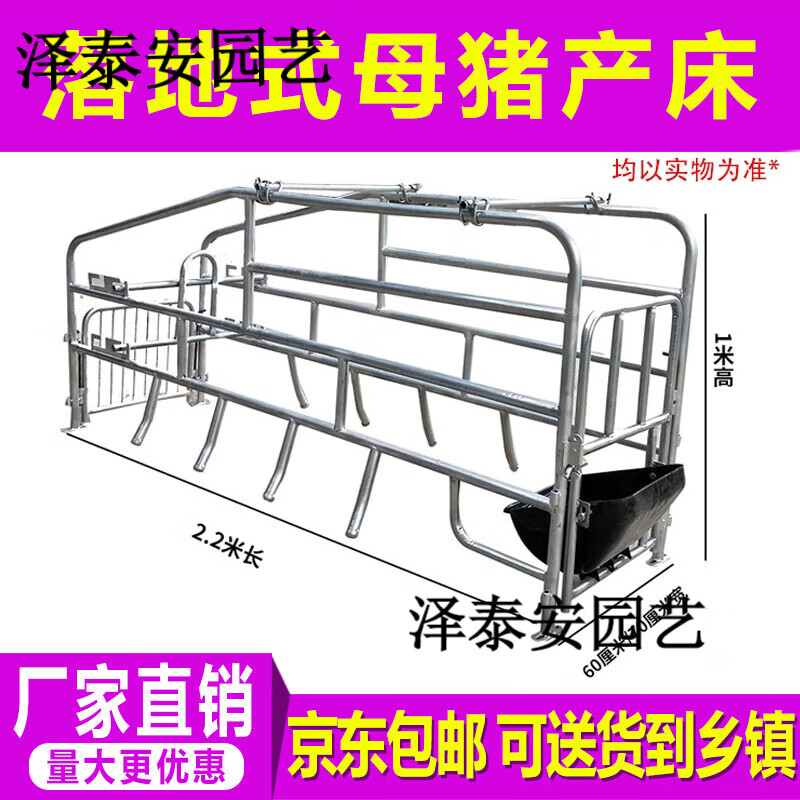 新品落地式母猪产床保育两用落地式一体分娩床单体猪用设备母猪定