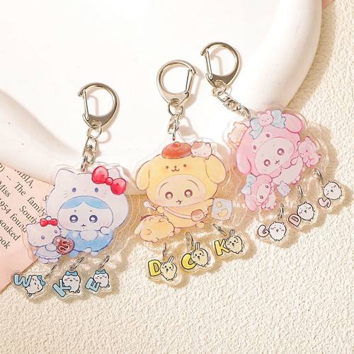 chiikawa吉伊卡哇三丽鸥挂件周边