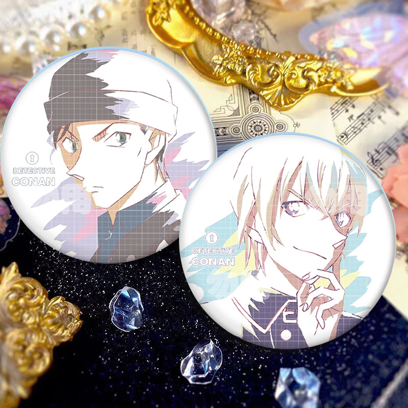 名侦探柯南赤安CP同人吧唧周边