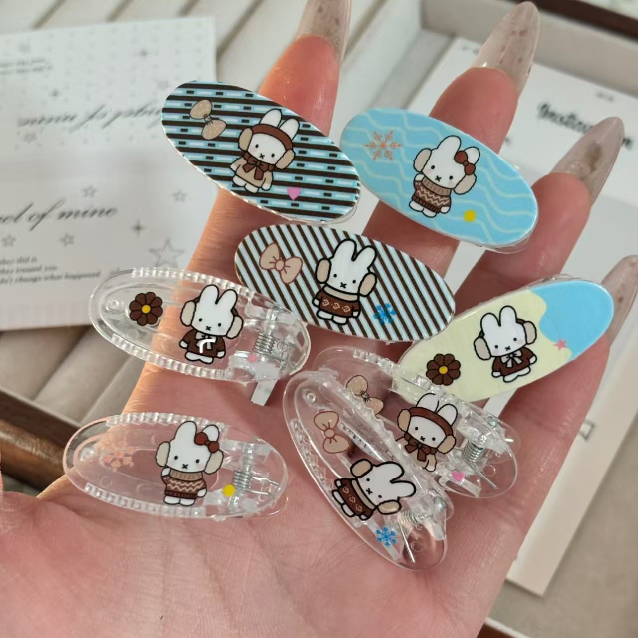 可爱卡通椭圆发夹透明鸭嘴夹甜美百搭刘海ins风发卡侧边碎发饰品,饰品/流行首饰/时尚饰品新,发饰,淘宝优惠券,粉丝福利购,淘宝优惠卷