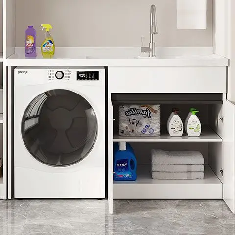 蜂窝铝阳台洗衣机柜组合定制