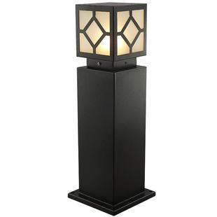 新款 方形led草地灯复古庭院花园户外景观灯公园灯太阳能草坪灯