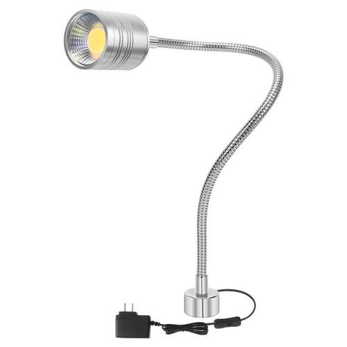 厂家直供机床工作灯金属磁力夹子数控机床灯led鹅颈灯照明灯220V